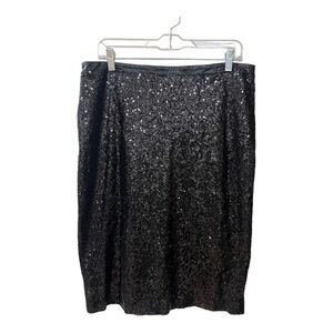 DownEast NWT sequin Women’s Midi Skirt Size L
